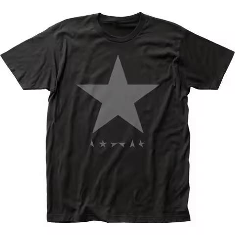 Plus Size David Bowie Blackstar Rock N Roll Band Music Graphic Design Pattern Printed T-shirt For Wo