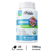 Echinacea Extract 1300 mg | 120 Capsules | Vegan Non-GMO Gluten-Free