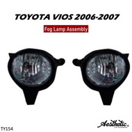 Toyota Vios 2006 2007 Fog Lamp Fog Light Assembly Bumper Lamp Bump Light Set DLAA ORIGINAL