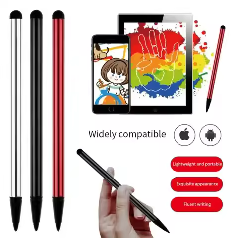 1/2/3/6PCS Universal Dual Screen Pen iPad Pen Lenovo Android Tablet Phone Pen Xiaomi Pen Samsung Cap