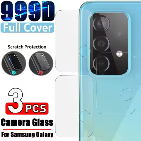 999D Full Cover Camera Lens Protector on For Samsung Galaxy S21 Ultra S20 FE S21 Plus A51 A71 A50 A7