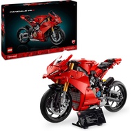 [ZRmar03] LEGO Technic Ducati Panigale V4 S Motorcycle Model Building Set 42202 (1603 Pieces) Builda