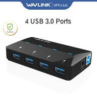 Wavlink 4-Port USB 3.0 Hub with Smart Charging Port up to 2.4A