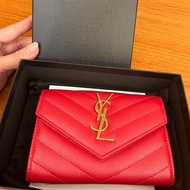 ysl 短夾零錢包👛