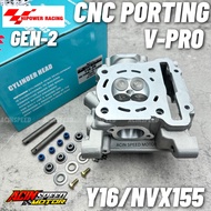 Y16/ NVX155 / MT15 HI POWER RACING HEAD CNC PORTUNG HEAD 20/23 22/25 24/27 25/28 VVA ON CNC V PRO HE