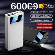60000mAh Powerbank Full Capacity 4 USB Charge Ports PD Fast Charging Power bank LED Digital Display