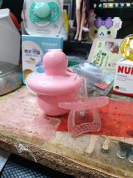 台灣製造 正品正版 優生us baby矽晶 新生兒嬰兒 模仿母乳頭標準型圓頭安撫奶嘴 附奶嘴收納盒桃粉紅色S►0~6個月