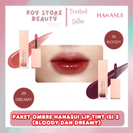 Paket Special Ombre Hanasui | Lip Cream | Lip Tint | Lip Cream Boba | Lip Cream Matcha