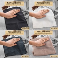 HITAM New MHW-3BOMBER CT5304B Barista Washcloth - 25x30cm Black