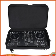 [PrettyiaSG] DJ Controller Storage Bag Suitcase Polyester Scratch Resistant Black Thick Turntable Carrying Case Travel Case for Accessories