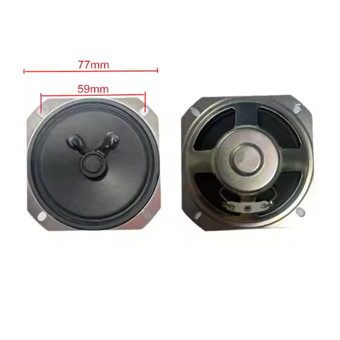2pcs/lot 77MM New Ultra-thin Mini speaker 8Ω 8ohm ohms 3 watt 3W 8R Loudspeaker Diameter 78MM*78MM t