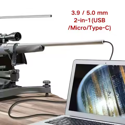 New 3.9/5.0mm Lens Rifle Endoscope Camera Flexible Probe Visual Barrel Inspection Tool Weapon Boresc