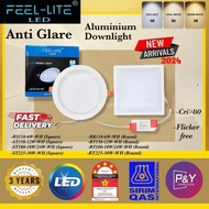 LDE-RT FEEL LITE LED ANTI-GLARE PANEL LIGHT DOWNLIGHT 6W/18W/24W ROUND