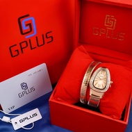 ORIGINAL GPLUS WOMEN'S WATCH, WATERPROOF, STAINLESS STEEL CHAIN, FREE SET AND BATTERY