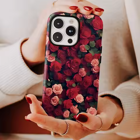 Vibrant Rose 2 IN 1 Film shell Case For Honor 300 200 100 50 60 70 80 90 X9C X9B X9A Magic 4 5 6 7 P