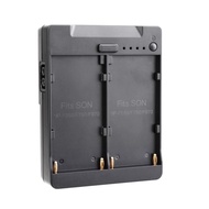 Highly Recommended- <br>For Kit Monitor LED Light Dual NP-F550/750/970 Battery to V-Mount Lock Power