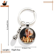 AYellowgod Fashion Chess Keychain Chessboard Chess Car Keychain SG