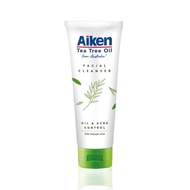 Aiken Tea Tree Oil Facial Cleanser Face Wash 100g Pencuci Muka