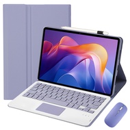 เคสแป้นพิมพ์ทัชแพด + เมาส์บลูทูธไร้สายสำหรับ Redmi Pad 2 11นิ้ว2025 Redmi Pad SE 11 2024แผ่น Xiaomi 