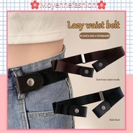 *READY STOCK AT MALAYSIA*Lazy Belt Invisible Seamless Belt Men and Women Elastic Hole-free Belt Adju