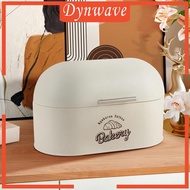 [Dynwave] Metal Bread Box Bin Bread Box Bread Storage Container Bin Farmhouse Bread Box for Cake Pan