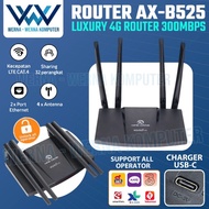 4G LTE WiFi Modem Router AX-B525 All Operator GSM 4 Antenna AX B525