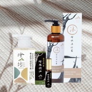 【熱銷福袋組合】檜木精油洗手露+沐浴露+檜木精油5ml滾珠瓶