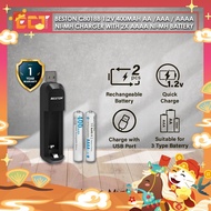 Beston C8018B 1.2V 400mAh AA /AAA / AAAA Ni-Mh Charger with 2X AAAA Ni-Mh Battery