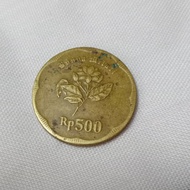 uang koin kuno 500 rupiah tahun 1991 