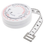 PCF* BMI Body Mass Index Retractable Tape 150cm Measure Calculator Diet Weight Loss