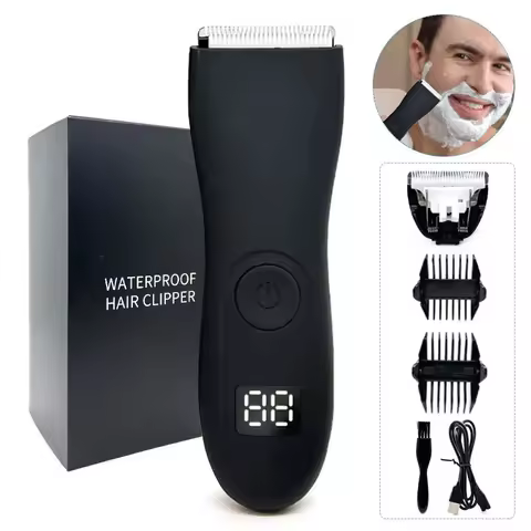 Hair Trimmer for Men Intimate Areas Zones Places Epilator Electric Razor Shaver Shaving Machine for