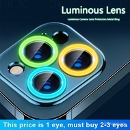 k001luminated Camera Lens Protector Luminous Film Tempered Glass For iPhone 11 12 13 14 15 Pro Max / 14 15 Plus mini