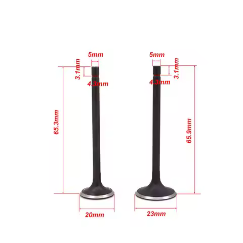 Motorcycle Engine Valve Intake Exhaust Stem Valve For Yamaha ZY100 JOG100 RS100 RSZ100 100cc Enine S