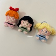 Powerpuff Girl Keychain ️Powerpuff Girls Wool