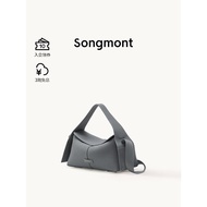Songmont Yamashita Arimatsu Hanging Ear Series Eaves Bag Small First Layer Cowhide Commuter Handbag 