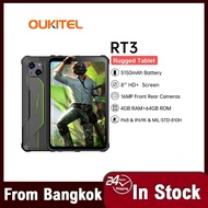 Oukitel RT3 Mini Rugged Tablet 8 Inch HD+ 5150 mAh 4GB+64GB Android 12 Tablets IP68&IP69K waterproof