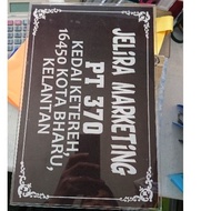 Plat Acylic Rumah / House Acrylic Plate Number