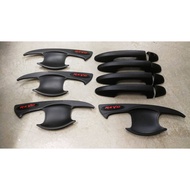 Toyota Revo 2016-2019 Door Handle Cover / Door Handle Bowl / Fuel Tank Cover Matte Black Trim