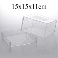 Reptile Acrylic Transparent Breeding Box Spider Lizard Amphibian Feeding Casetarantula Enclosure Sco
