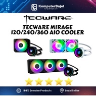 TECWARE MIRAGE 120 BLACK WHITE AIO CPU WATER COOLER 120MM FAN