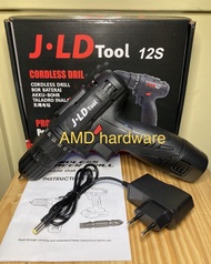 Mesin Bor Cordless Drill Baterai 12V Jld 12S Original J 12 S Volt