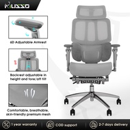 MUSSO H80 PRO Ergonomic Chair 6D Armrest and Adjustable Headrest Game Chair with Adjustable Back Hei