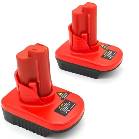 DM20M12 MT18M12 Adapter for Milwaukee/DeWalt/Makita 18V/20V Lithium Batteries Converting To for Milw
