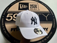 Topi New Era 9Forty New York Yankees White/Black Velcro 100% Original