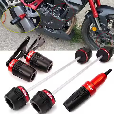 For HONDA CB 750 HORNET CB750 Hornet 2025 hornet 750 Motor Exhaust Frame Sliders Crash Pad Wheel For