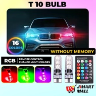 T10 LED REMOTE CONTROL Car Motor Light Bulb Headlamp HeadLight Mentol Number Plate Boot Lampu Kecik 