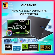 Gigabyte AERO X16 EG61H AI LAPTOP Copilot+ (Ryzen Al 7 350/16GB/1TB/RTX5070 8GB/16 IPS WQXGA 165HZ/R