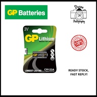 GP CR123A Lithium Battery