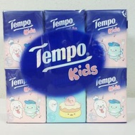 Tempo - (小海豹 / 天然無香) (1袋共12包) Tempo Kids 兒童紙巾系列便攜紙巾