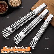 Barbecue tongs food tong stainless long serving thong for kitchen tong for cooking spaghetti tong to